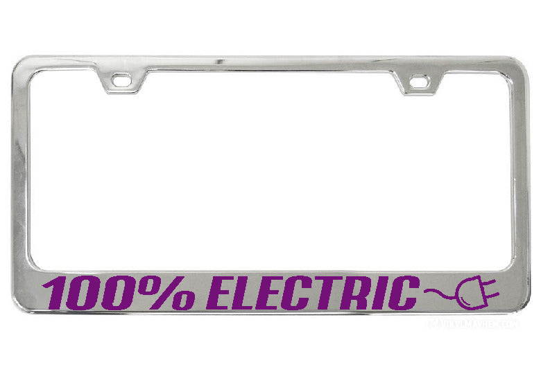 100% Electric with plug license chrome plate frame