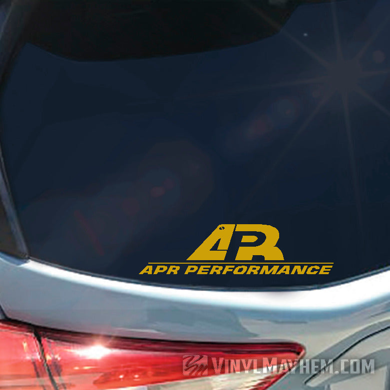 APR Performance new logo vinyl sticker