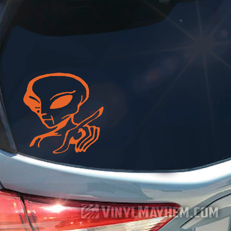 Alien vinyl sticker