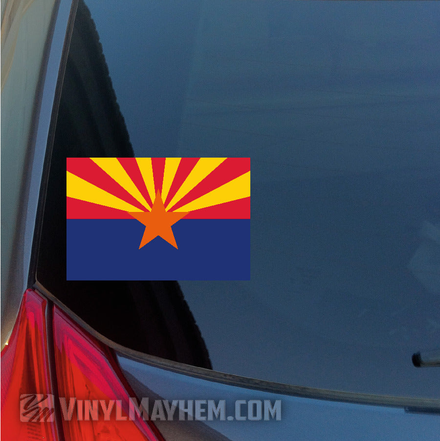 Arizona state flag sticker