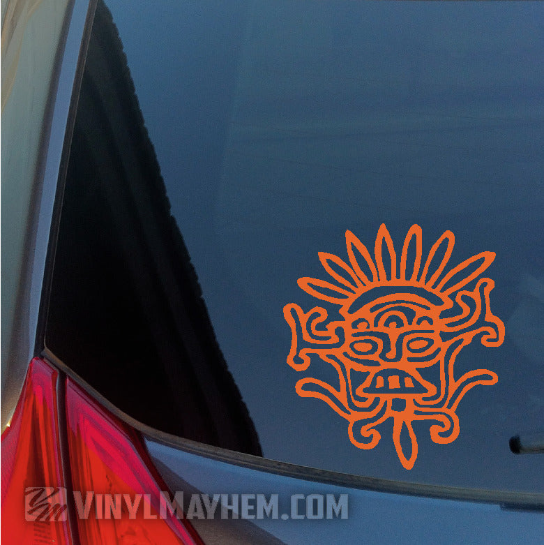 Aztec Mask vinyl sticker