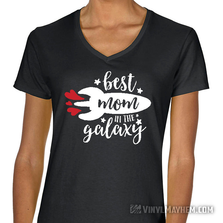 Best Mom In The Galaxy women's T-Shirts
