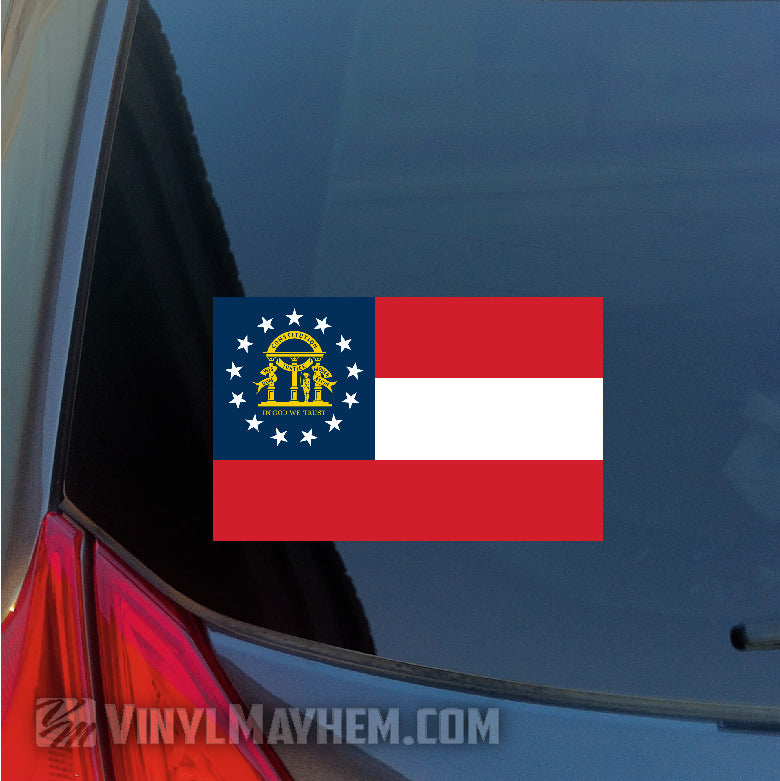 Georgia State Flag sticker