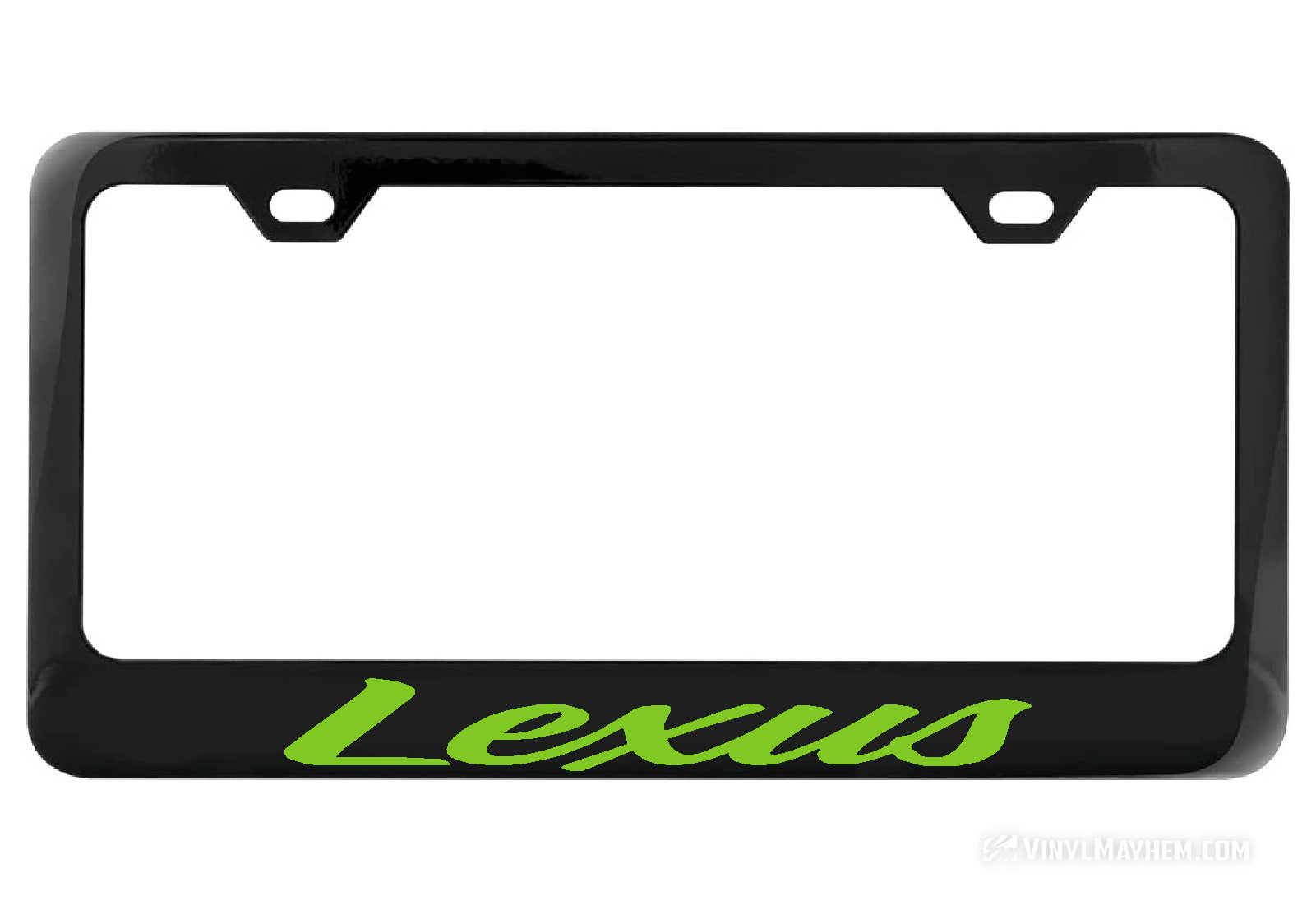 Lexus black license plate frame