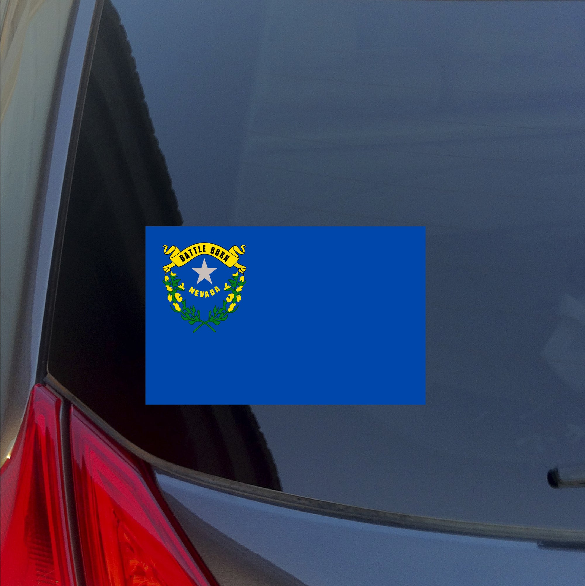 Nevada state flag sticker