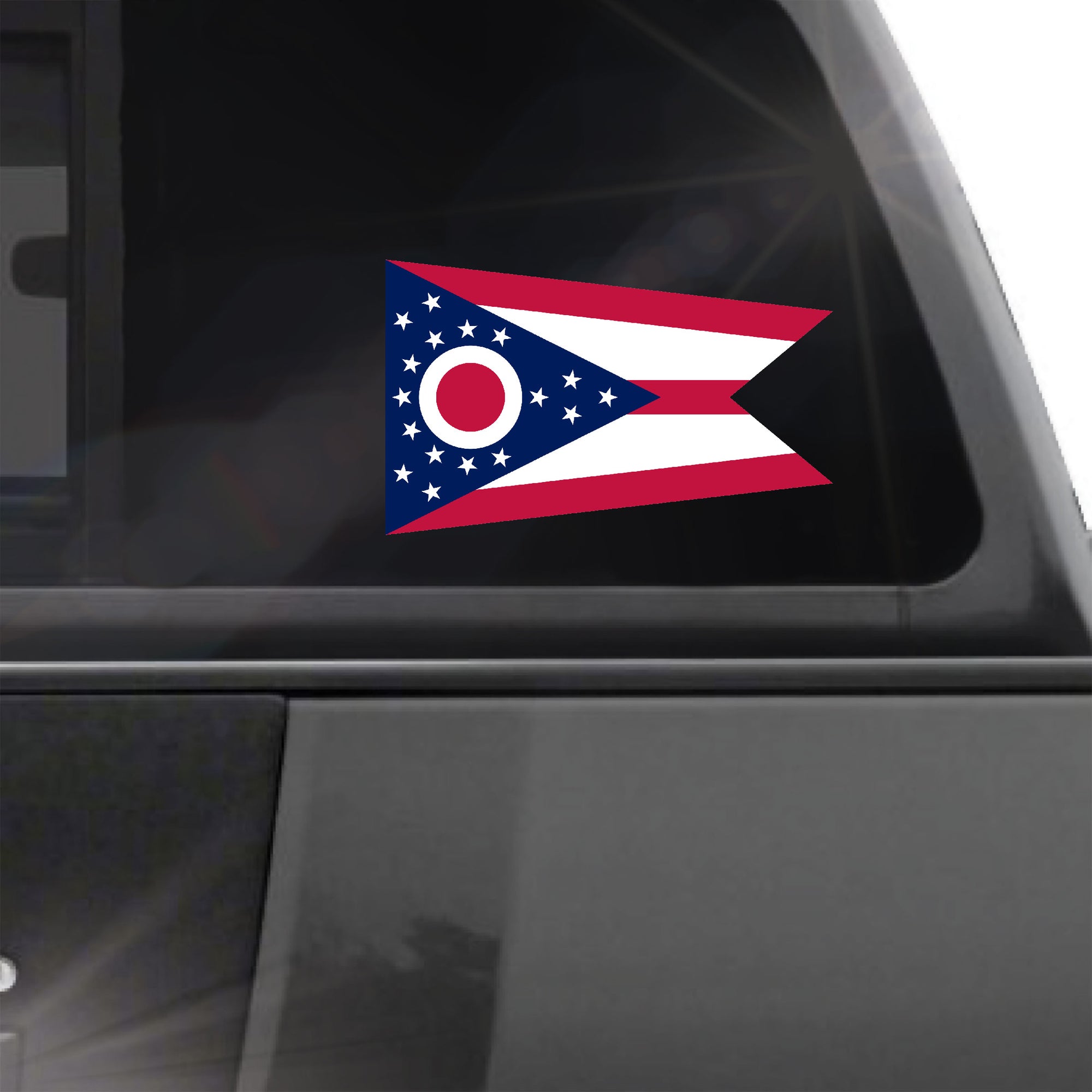 Ohio state flag sticker