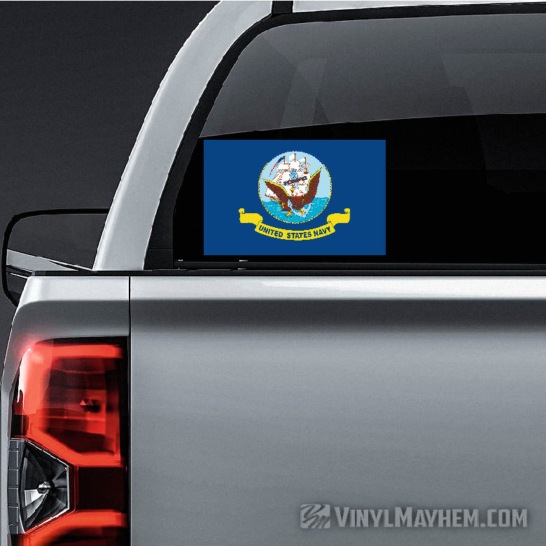 United States Navy flag sticker