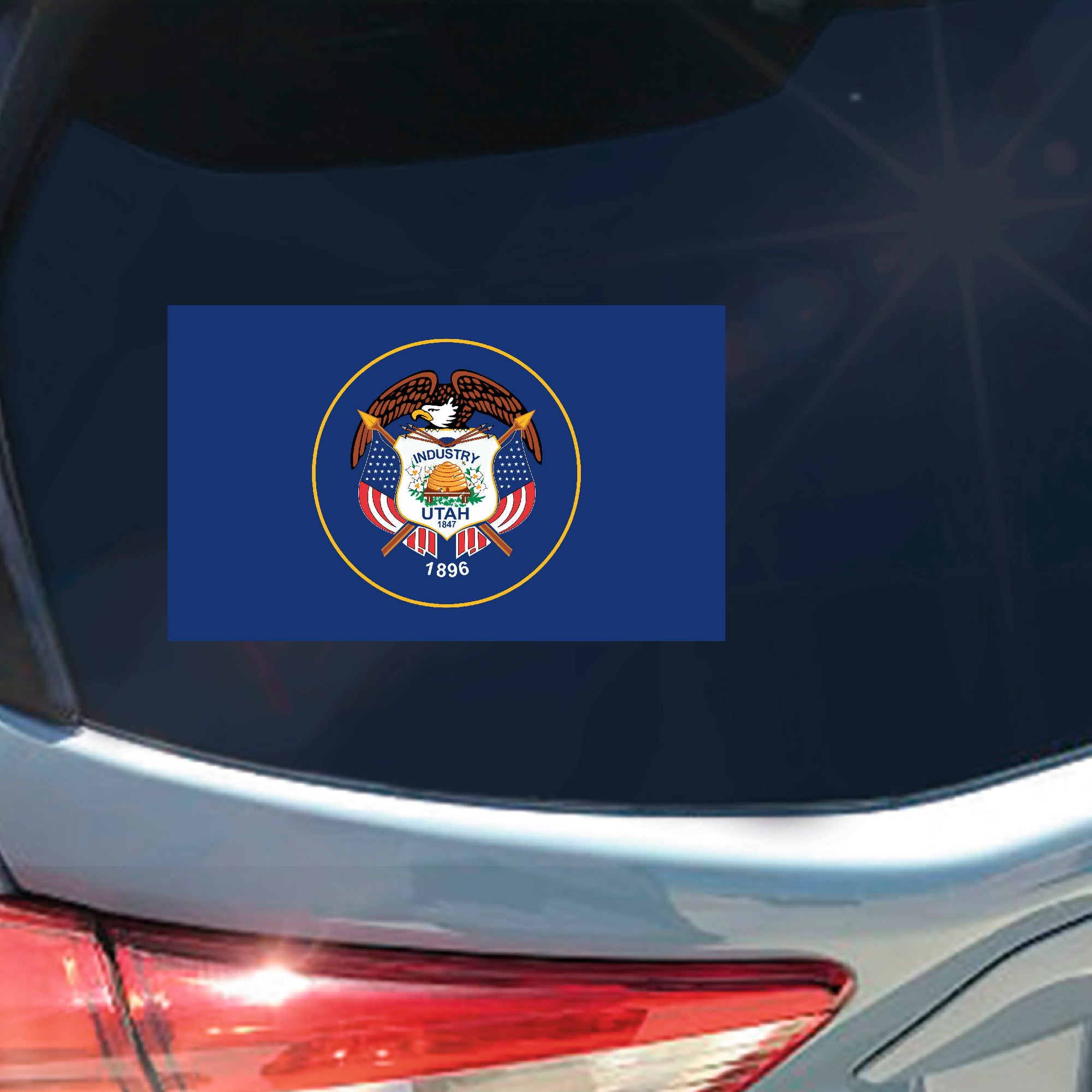 Utah state flag sticker