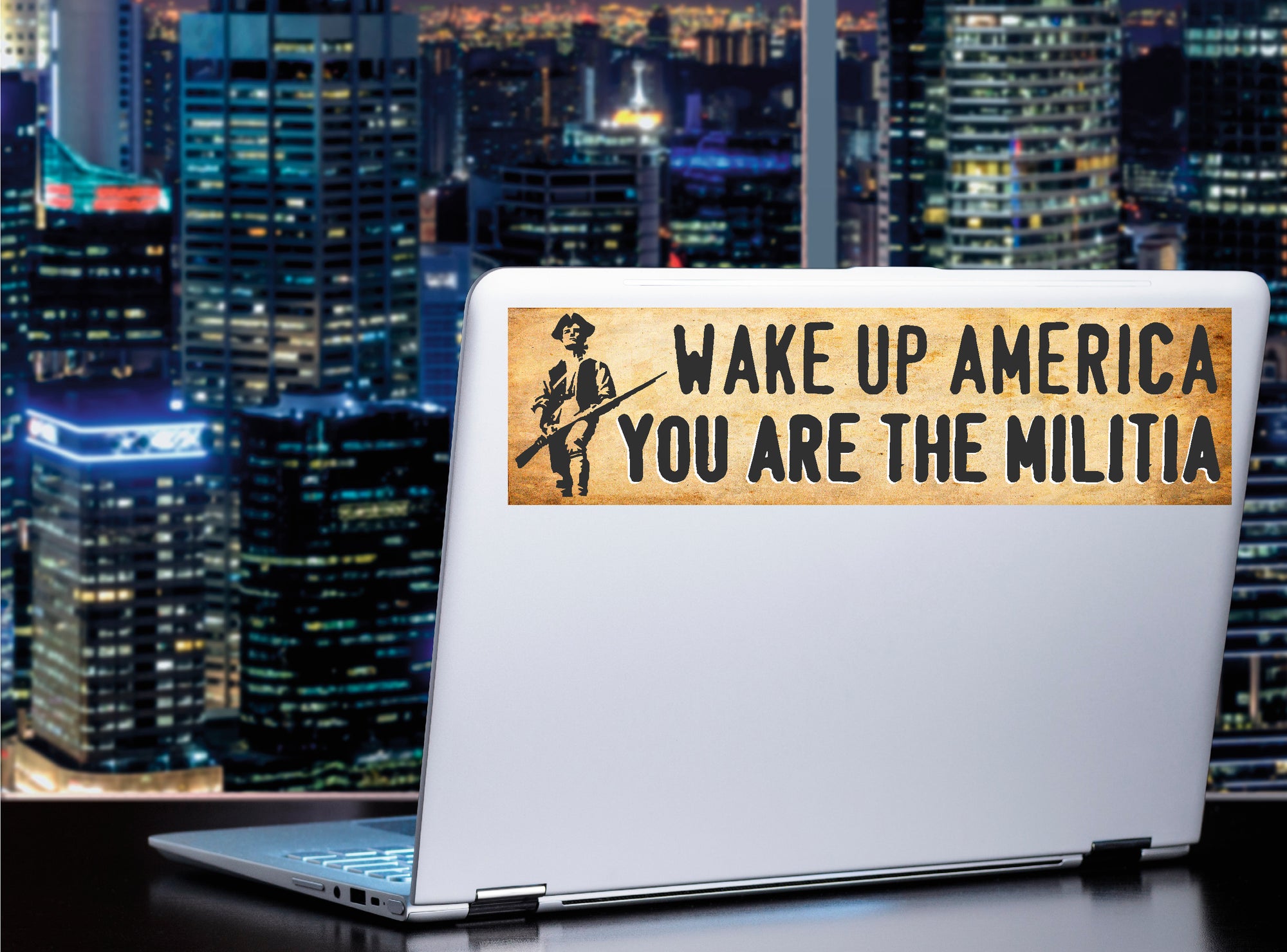 Wake Up America You Are The Militia sticker