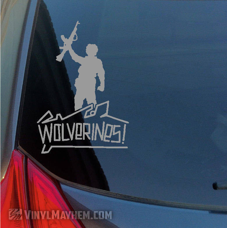 Wolverines vinyl sticker