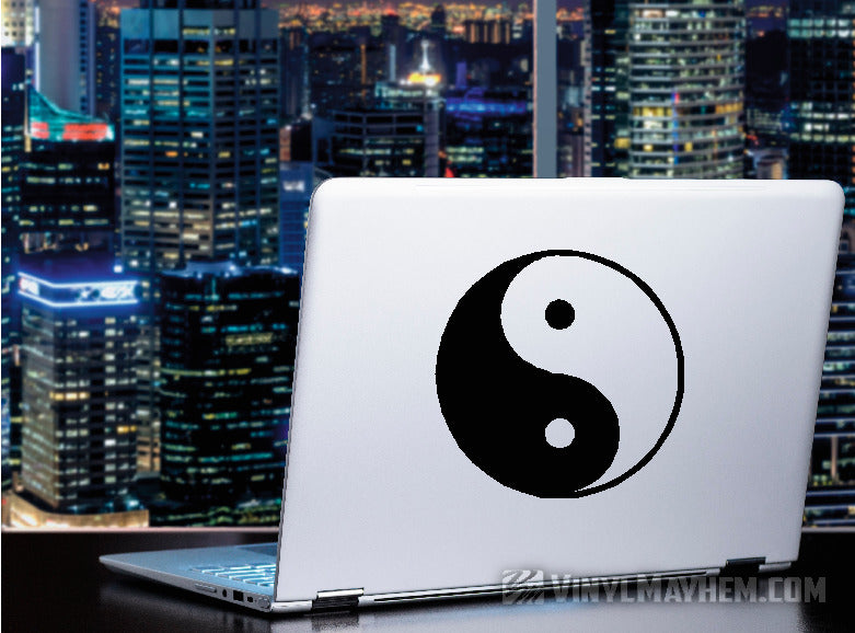 Yin Yang symbol vinyl sticker