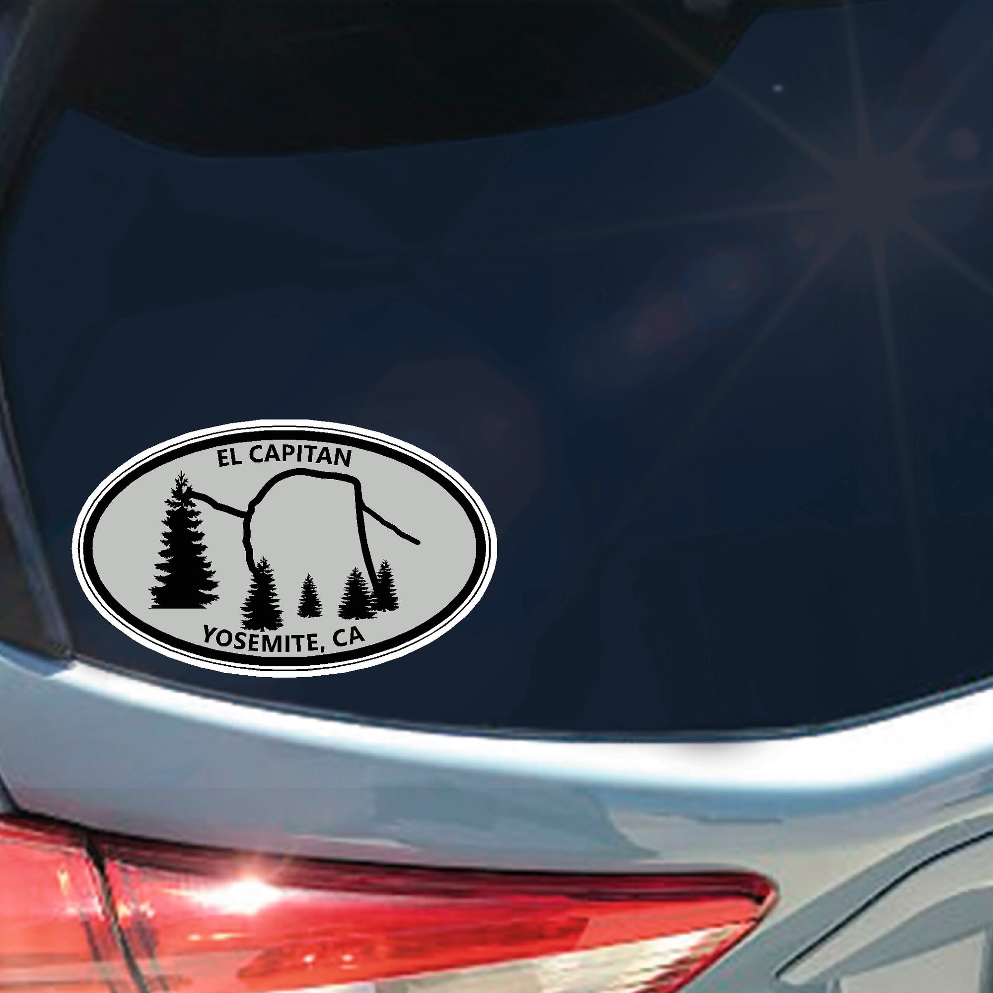 Yosemite National Park Half Dome oval sticker