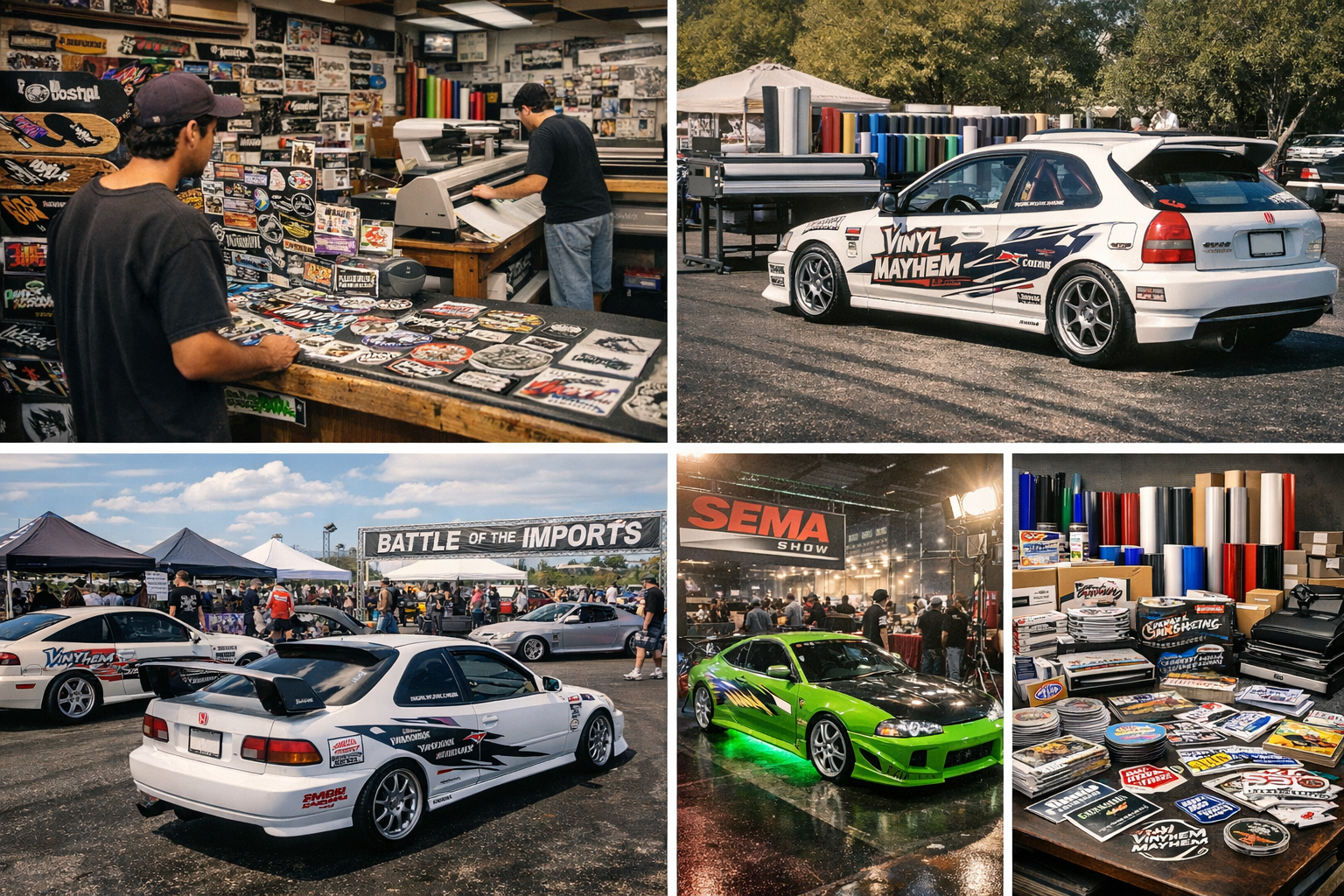 Vinyl Mayhem Story | Custom Vinyl Stickers & Decals Since 1996