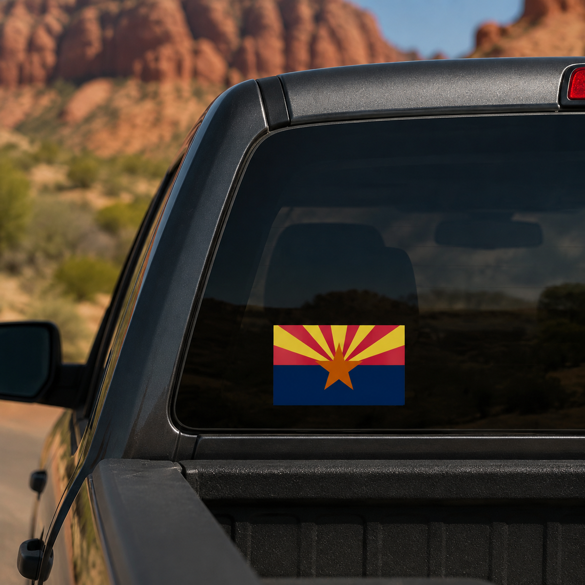 Arizona state flag sticker