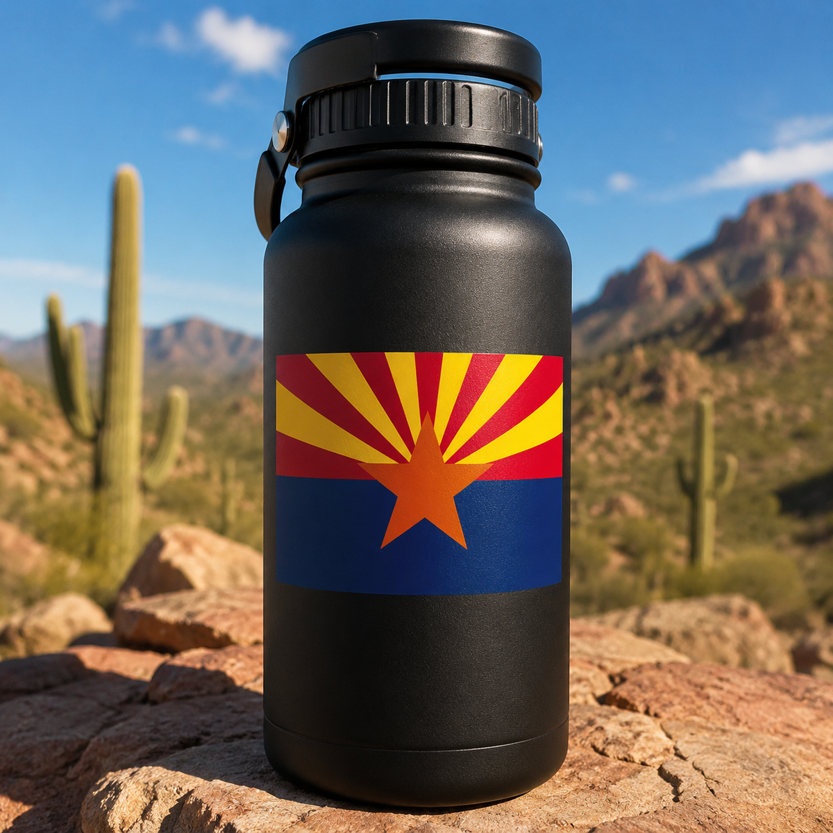 Arizona state flag sticker