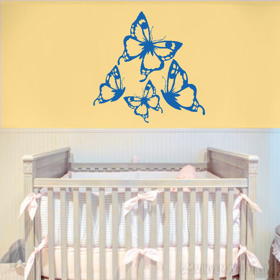 Butterflies vinyl sticker set