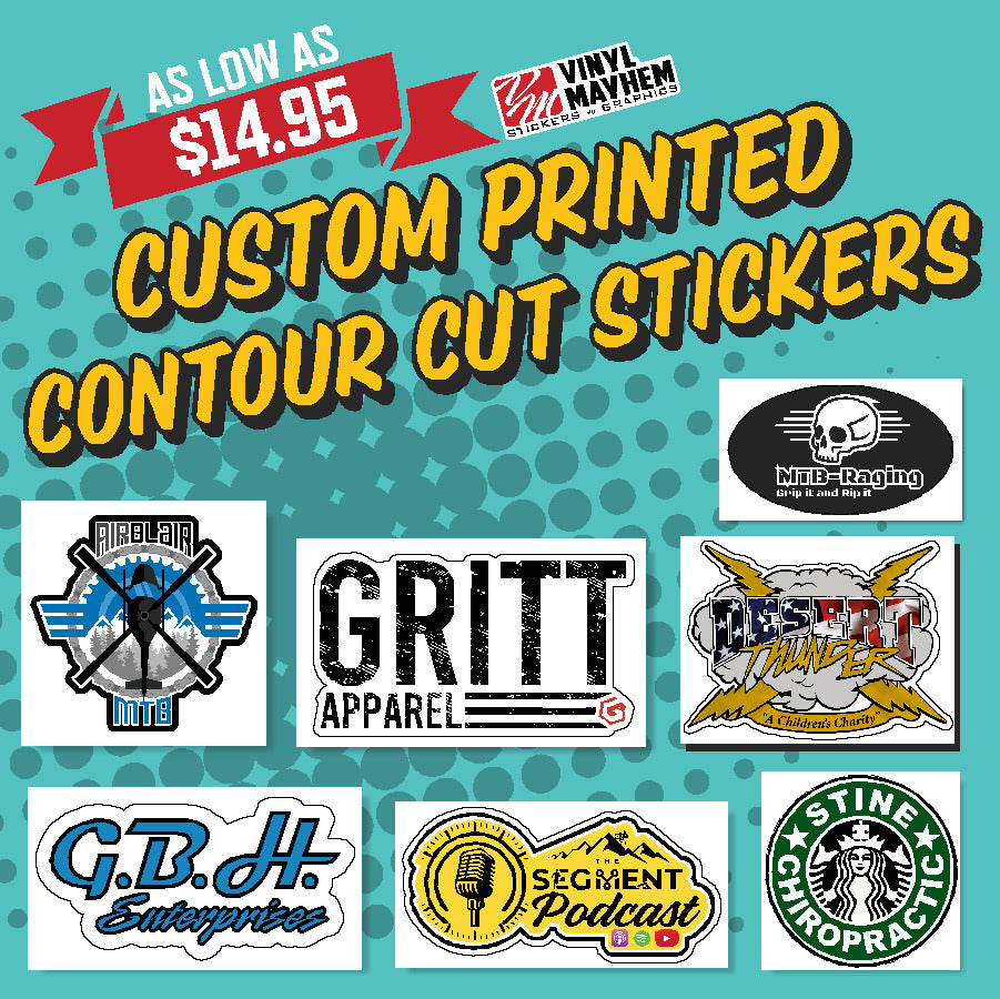 Printed Contour Cut Stickers