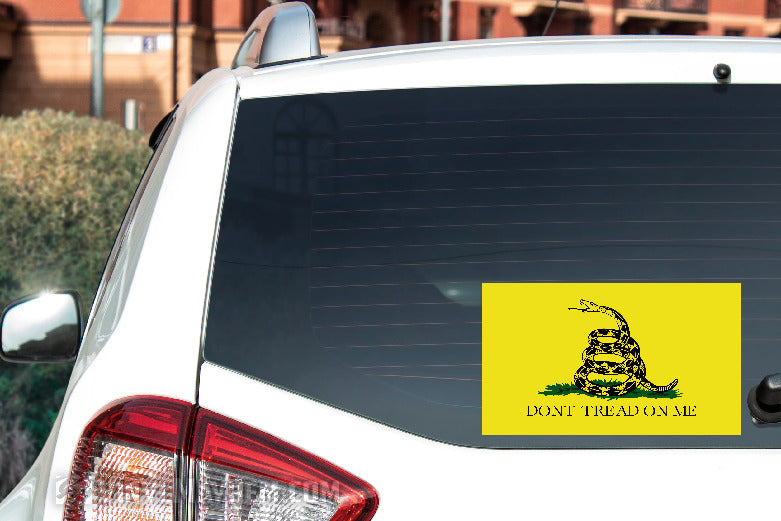 Don't Tread On Me Gadsden Flag sticker
