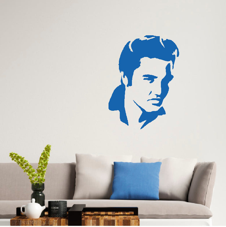 Elvis Presley silhouette vinyl sticker