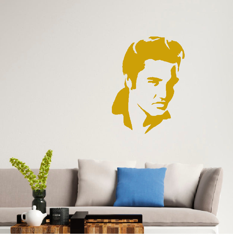 Elvis Presley silhouette vinyl sticker