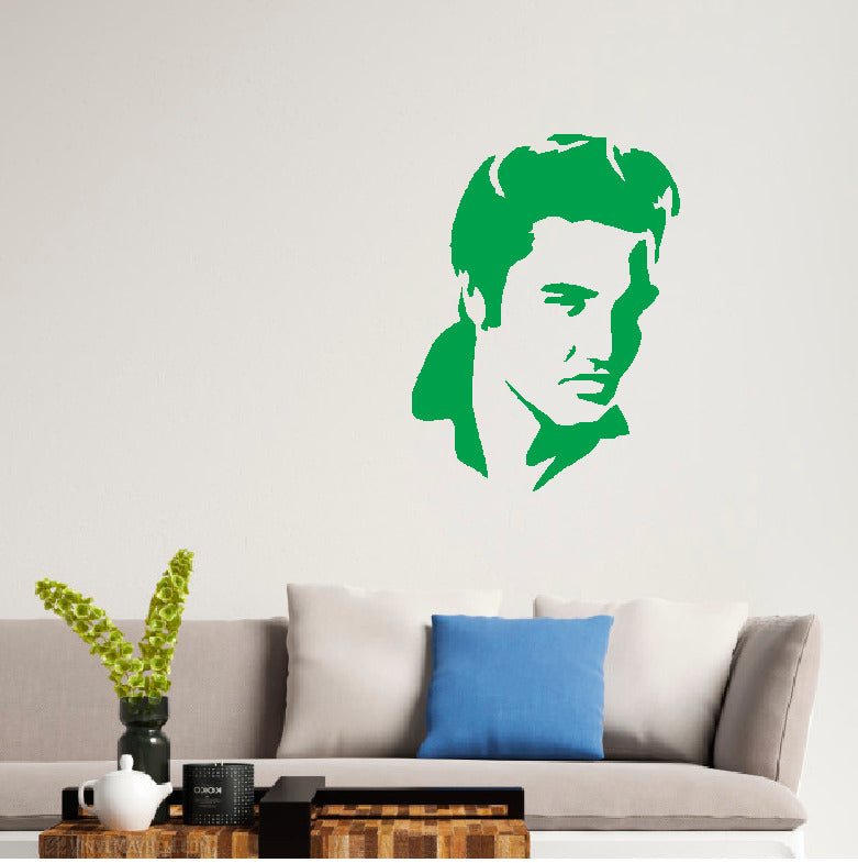 Elvis Presley silhouette vinyl sticker