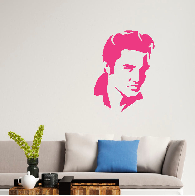 Elvis Presley silhouette vinyl sticker