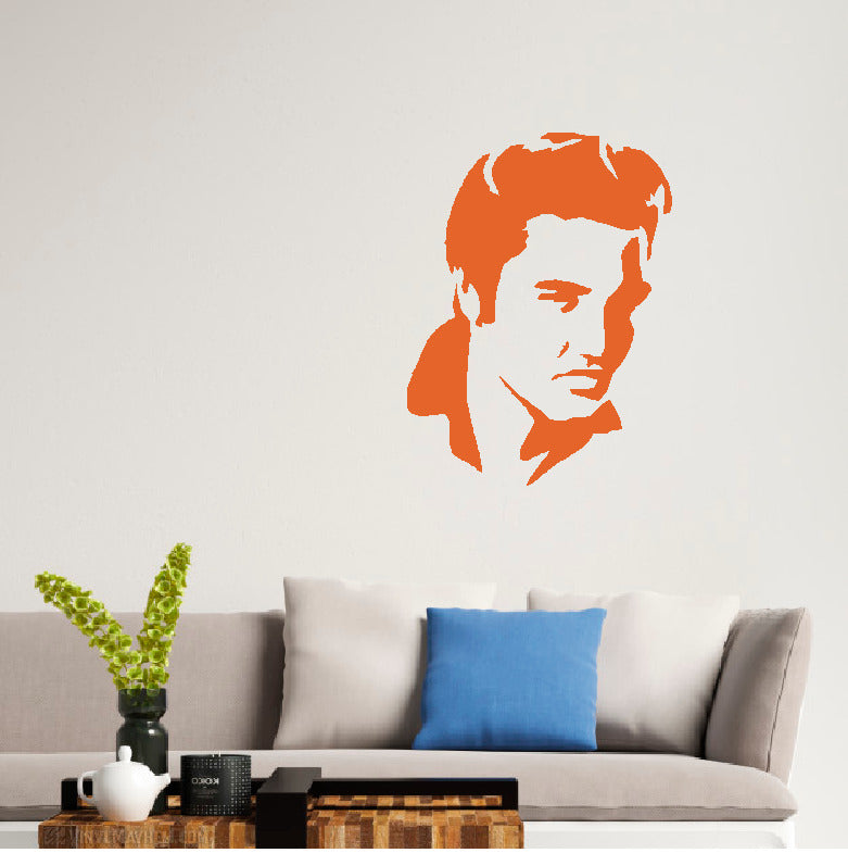 Elvis Presley silhouette vinyl sticker