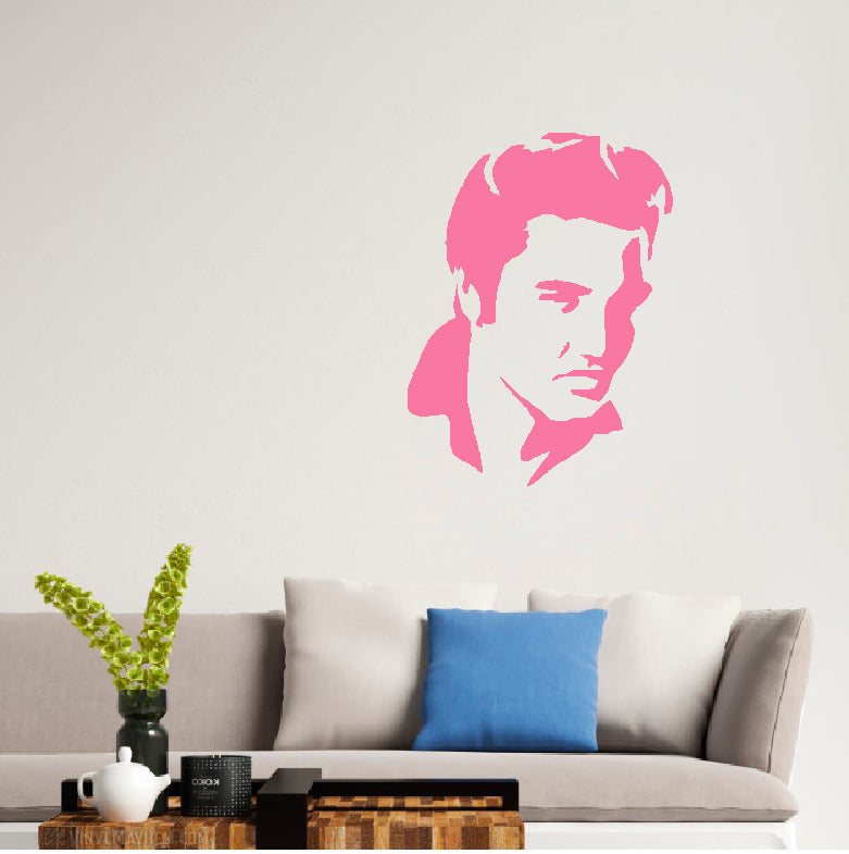 Elvis Presley silhouette vinyl sticker