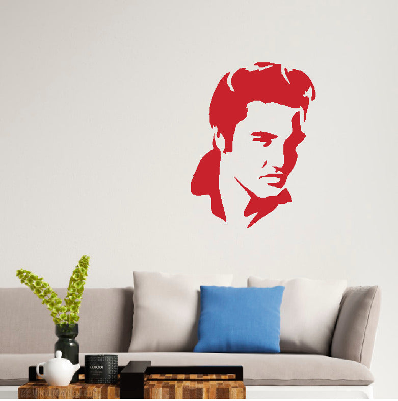 Elvis Presley silhouette vinyl sticker
