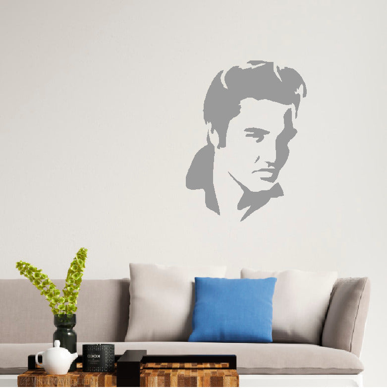 Elvis Presley silhouette vinyl sticker