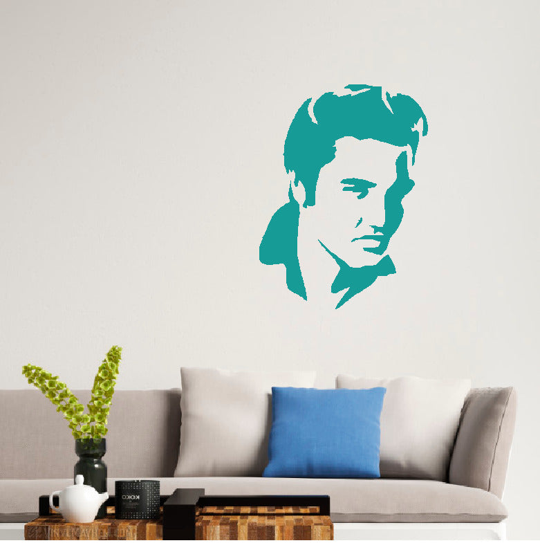 Elvis Presley silhouette vinyl sticker