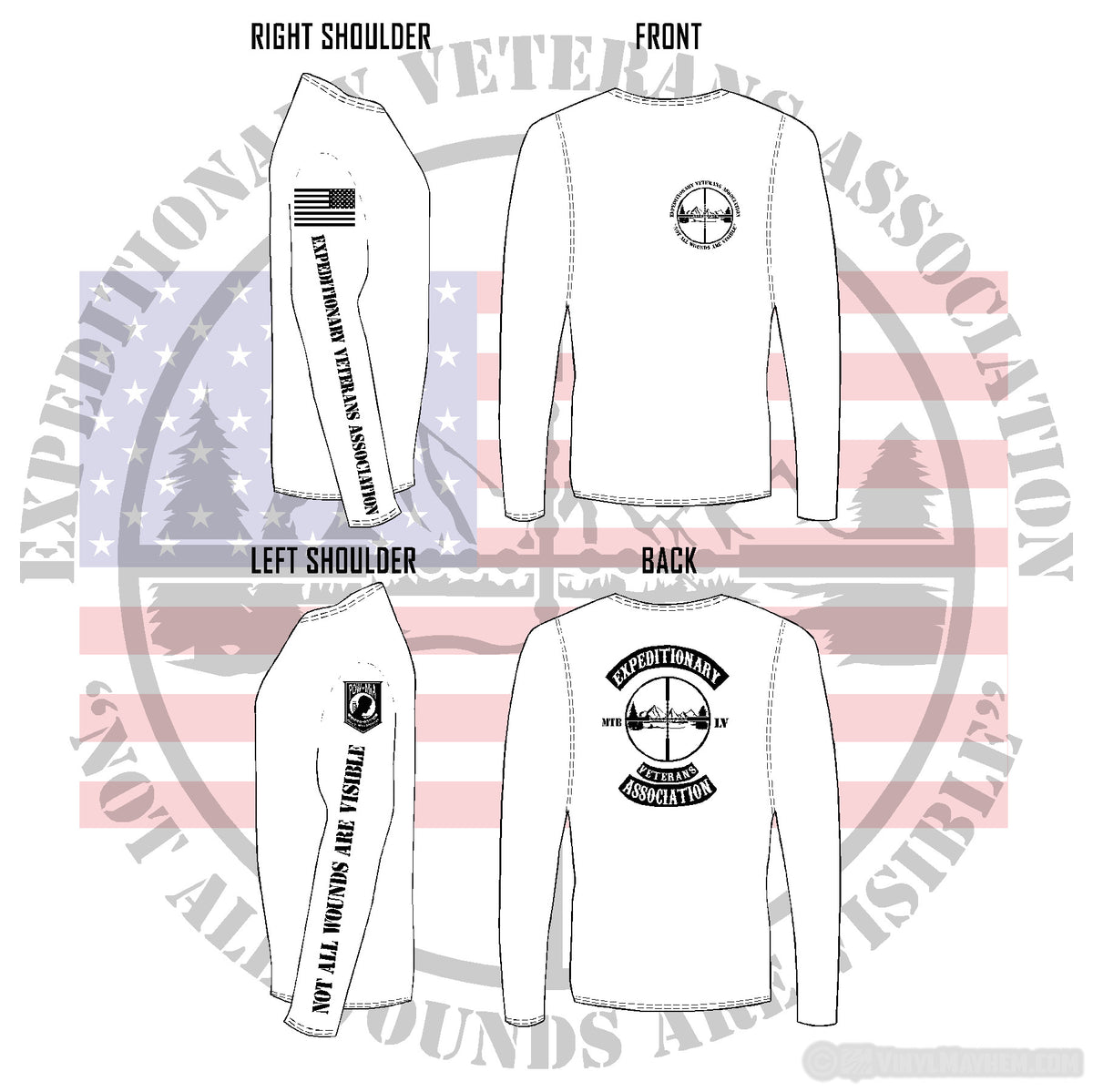 Expeditionary Veterans Association EVA Las Vegas long sleeve shirt