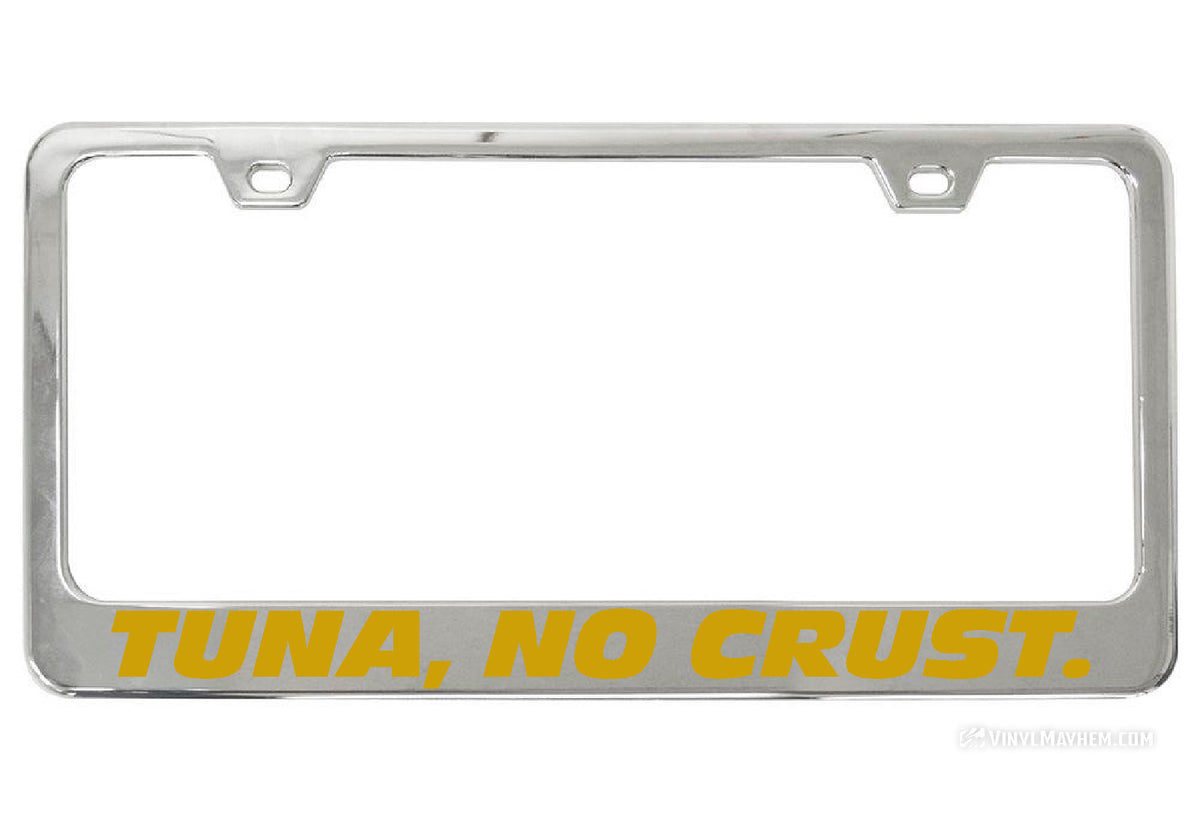 High Country chrome license plate frame