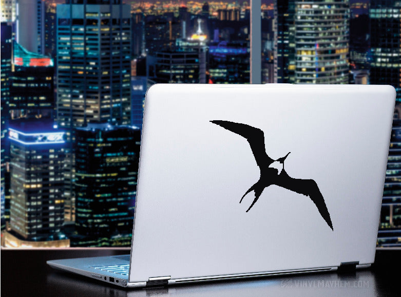 Hawaiian Iwa frigatebird silhouette vinyl sticker