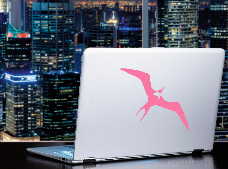 thumbnail image 2 of LSS 13 To 16 Inch Laptop Skin – Birds Eagle Pink Design – Matte Vinyl With Wrist Pad 2 of 3