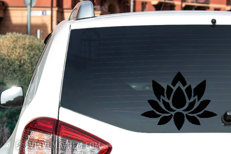 Lotus flower vinyl sticker