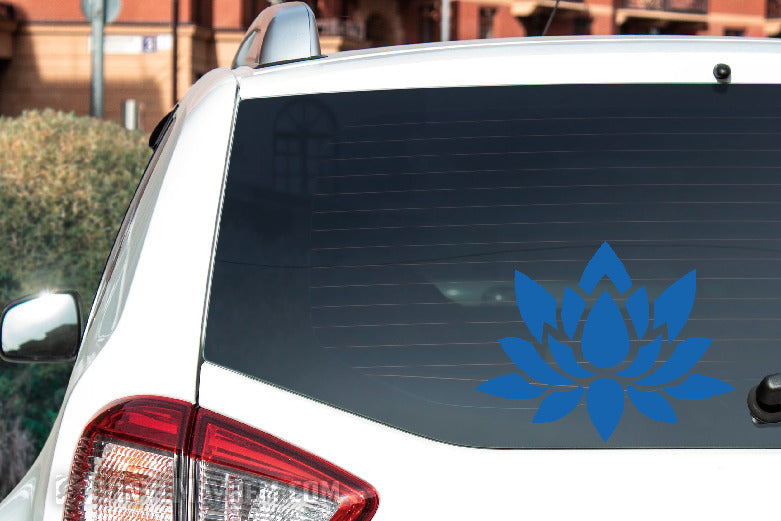 Lotus flower vinyl sticker