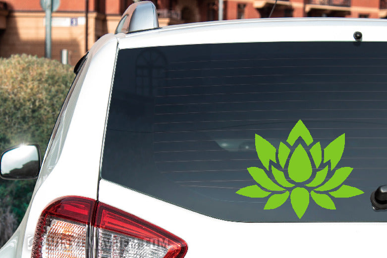 Lotus flower vinyl sticker