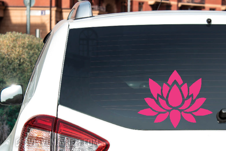 Lotus flower vinyl sticker