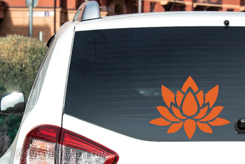 Lotus flower vinyl sticker
