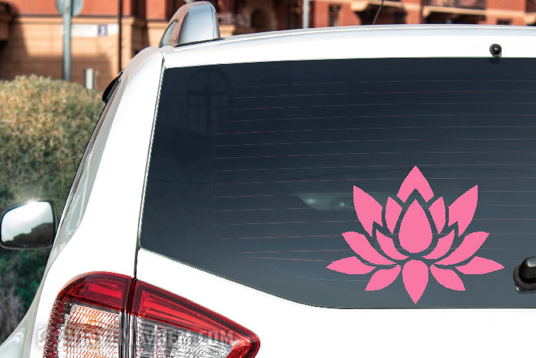Lotus flower vinyl sticker
