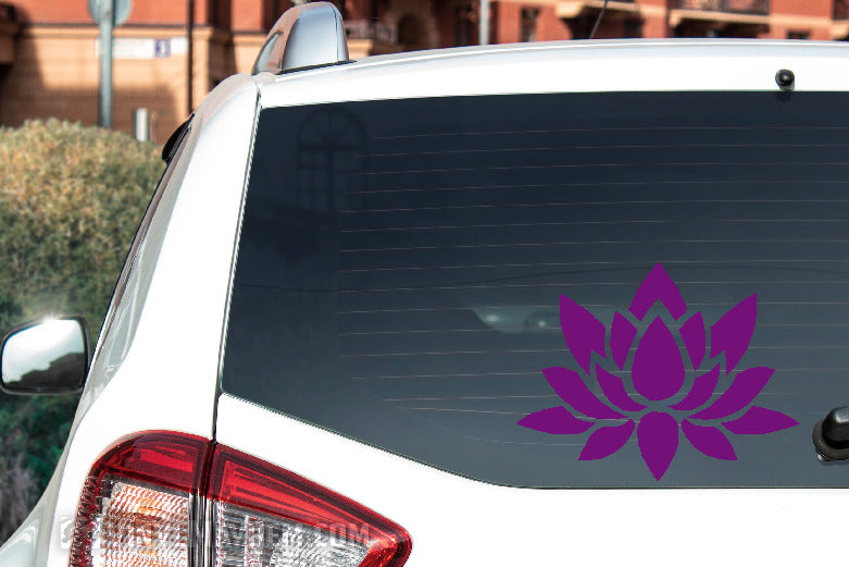 Lotus flower vinyl sticker