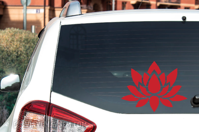 Lotus flower vinyl sticker