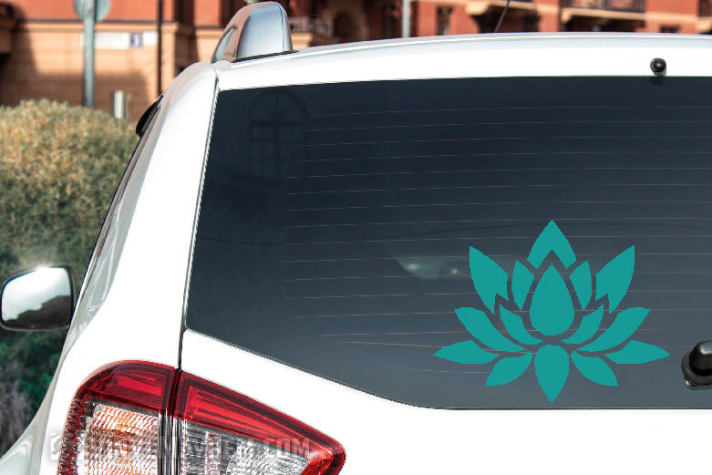 Lotus flower vinyl sticker