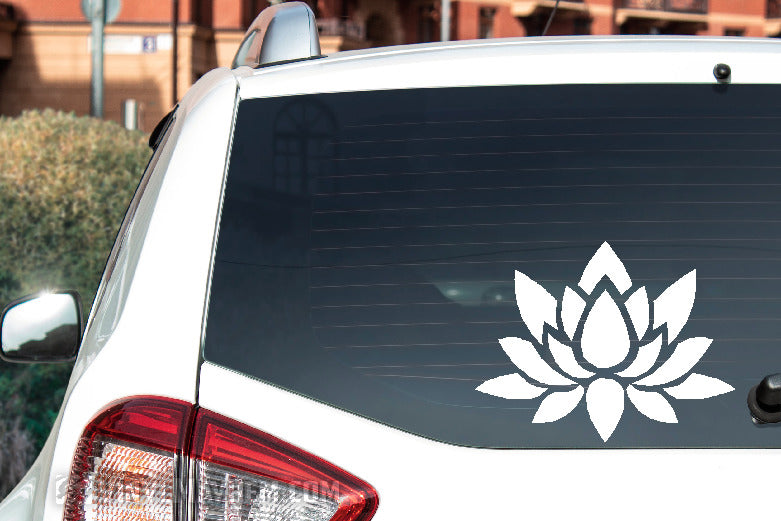 Lotus flower vinyl sticker
