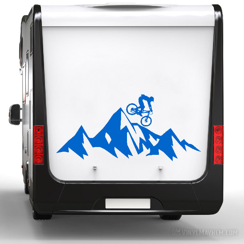 MTB Mountain biking downhill vinyl sticker