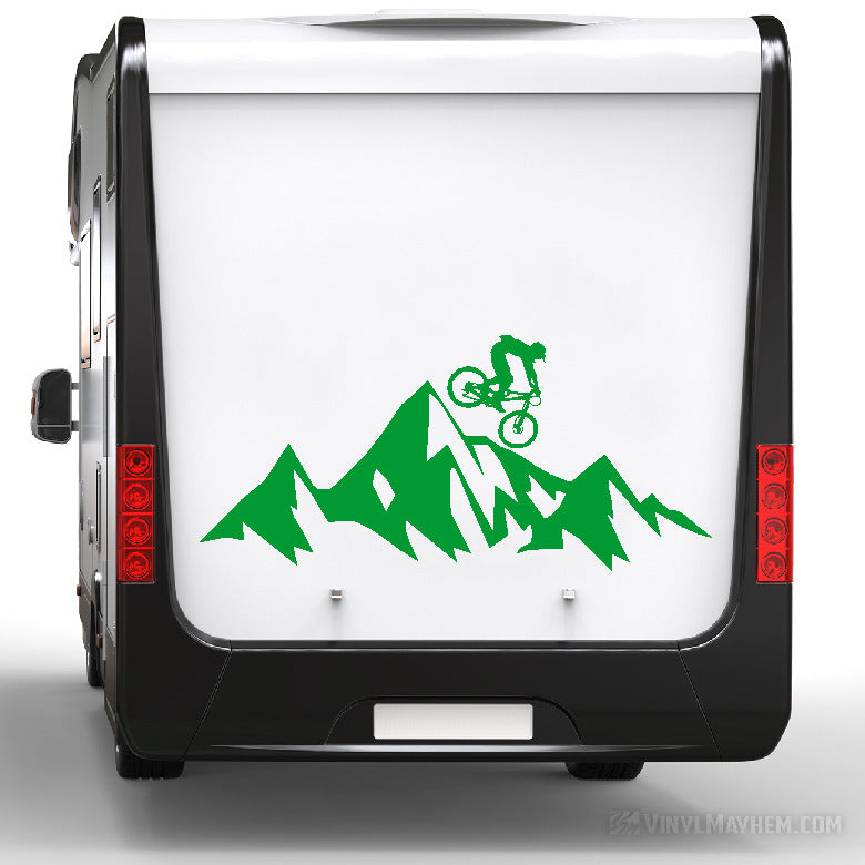 MTB Mountain biking downhill vinyl sticker