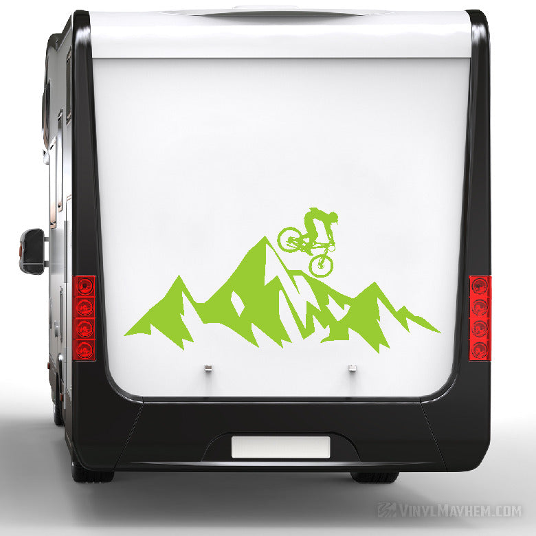 MTB Mountain biking downhill vinyl sticker