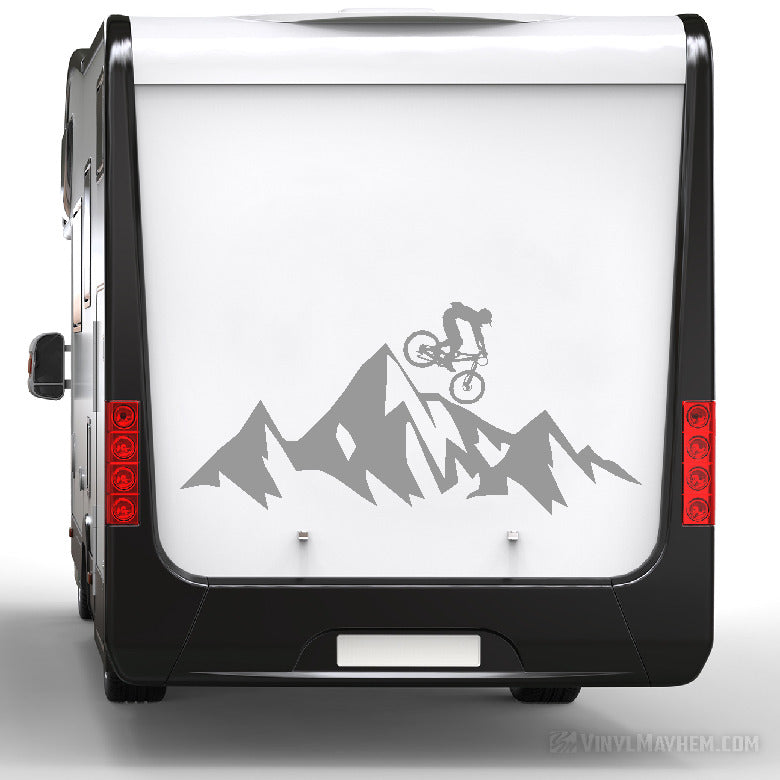 MTB Mountain biking downhill vinyl sticker
