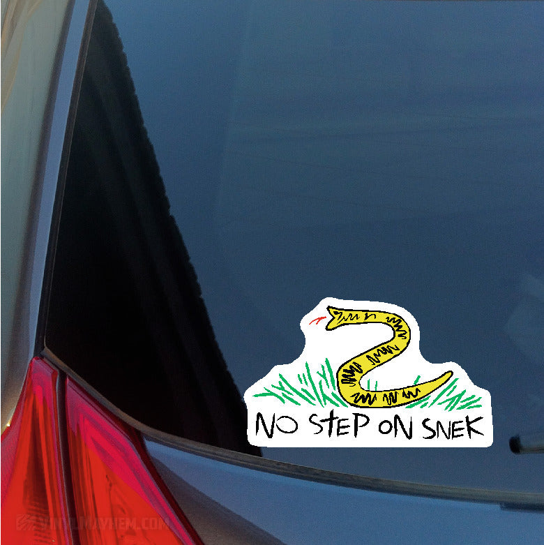 No Step On Snek sticker